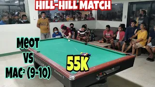 HILL-HILL MATCH | Meot Tagum Vs Mac² Leyte Handicap (9-10 Back) 10Balls Race 15 Bet 55k