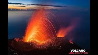 Stromboli volcano (Italy) erupts in spectacular fireworks - January 2019