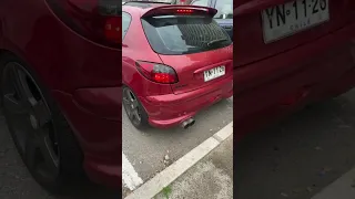 Peugeot 206 Tuning #car #turbo #automobile #exhaust #exhaust #tuning #tuning #drift #edit #funny