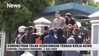 Aksi Demo Tolak Kedatangan TKA, Menaker: TKA Menyerap 5000 Tenaga Kerja Lokal - iNews Sore 08/07