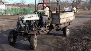 Самодельный Мини Грузовик  6 лс из МЕТАЛЛОЛОМА !  Mini Truck !