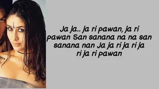 San Sanana Song Lyrics #alkayagnik #anumalik #hemasardesai #ashoka #2001 #moviesong #klyricsworld