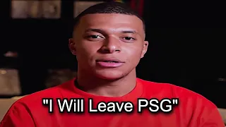 Mbappe is Officially Leaving PSG 💀