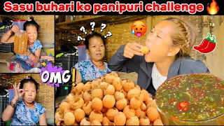 SASU MUMMY SANGA FIRST PANIPURI GAME🥵//HASAUNU VAYO MUMMY LE😅//bebo_vlog🌎🥀❤️