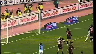 Serie A 2001/2002: Lazio vs AC Milan 1-1 - 2002.02.03 -