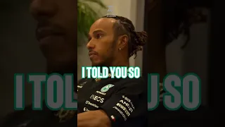 LEWIS TOLD MERCEDES THE ISSUES