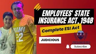 Employees State Insurance (ESI) Act 1948 : Complete Act Explained in हिन्दी