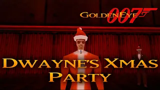 GoldenEye 007 N64 - Dwayne's Xmas Party - 00 Agent (Custom level)