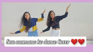 sau aasmano ko dance Cover ❤️ | ft. Dhruvi Vasava 💗 | Dhrueny 💞| Freny Vasava