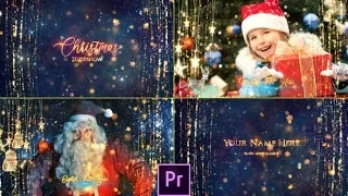 Premiere Pro Templates Review: Christmas Slideshow