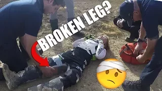 I BROKE MY LEG? (GLENN HELEN MX PART 1)