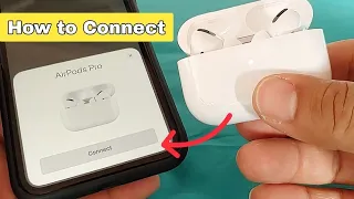 How to setup Airpods Pro into pairing mode and pair with Iphone XR | iPhone X