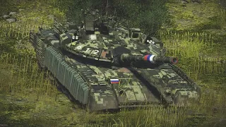 War Thunder tank gameplay - T80 bvm -  ground battle