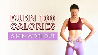 BURN 100 CALORIES IN 5 MINUTES | Full Body Workout