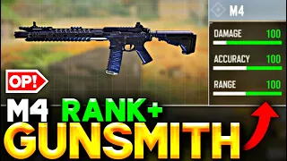 M4 Best GUNSMITH in COD Mobile SEASON 2 | M4 Best ATTACHMENTS for RANK Match!
