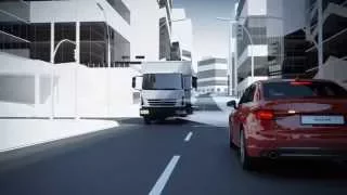 Audi A4 turn assist system Animation