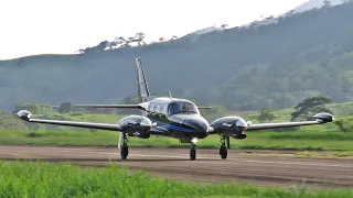 Piper Cheyenne I Acionamento e Decolagem