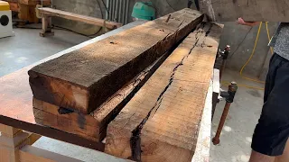 Preserving Heritage: Breathing New Life into Railway Sleepers with an Impressive Furniture Makeover