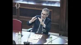 Lunedì 08 Aprile 2024 - 17:30 ​Produzione normativa e qualità legislazione, audizione Prof. Celotto