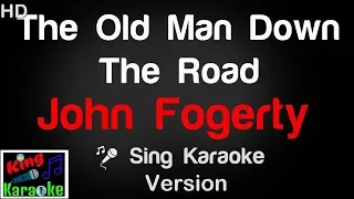 🎤 John Fogerty - The Old Man Down The Road Karaoke Version - King Of Karaoke