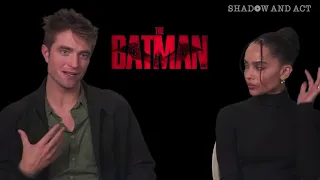 THE BATMAN interview Robert Pattinson, Zoe Kravitz, Colin Farrell and more