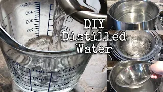 How to make Distilled Water at home