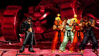 [KOF Mugen] Iori Yagami FEN vs Ken & Ryu Team