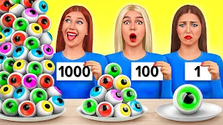 100 Слоев Еды Челлендж | Mukbang от Mega DO Challenge