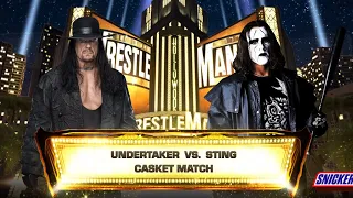 WHAT IF: Undertaker vs. Sting | Casket Match | WWE 2K24