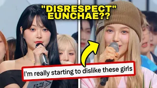 LE SSERAFIM fans accuse NewJeans Danielle of “Disrespecting” Eunchae #kpop