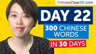 Day 22: 220/300 | Learn 300 Chinese Words in 30 Days Challenge