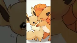 eevee collaboration with zorua is cute 😍🥰😍❤️