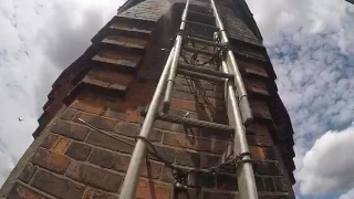 Powick Mill Chimney - Worcester UK Dawson Steeplejacks