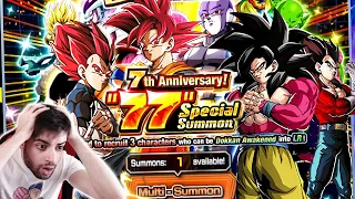 GLB EXCLUSIVE 😱 Le LR 7 ANNIVERSARIO nella MULTI con 1 LR GARANTITA PA😱SQUA😱LE😱 DOKKAN BATTLE ITA