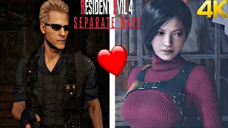 АЛЬБЕРТ ВЕСКЕР СПАСАЕТ АДУ | RESIDENT EVIL 4 REMAKE SEPARATE WAYS 2023 | 4K