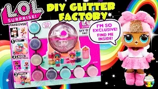 LOL Surprise DIY Glitter Factory Makeover Your LOL dolls+Exclusive Doll