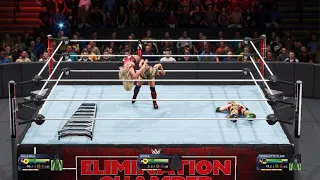 WWE 2K20 - Charlotte Flair Vs Asuka Vs Alexa Bliss (Women's Title Match)