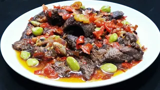 DENDENG BALADO DGN BUMBU TER SIMPLE YG PERNAH SAYA BUAT, NGK KALAH ENAK DGN DENDENG BEREMPAH LAINNYA