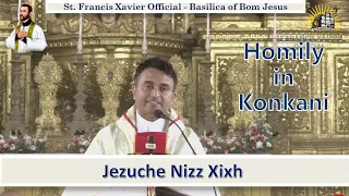 Sermon - Jezuche Niz Xixh - Homily in Konkani - 16 May 2023