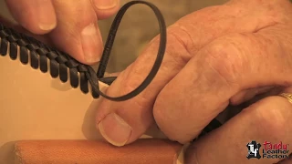 How To Double Loop Lace On Leather