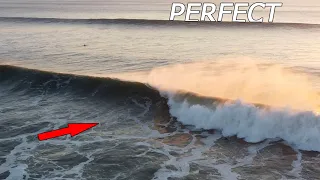 1M50 PARFAIT AU COUCHE DU SOLEIL SOUS -2°C 🥶 C'était dingue ! ( Drone + GoPro ) | Vlog Surf
