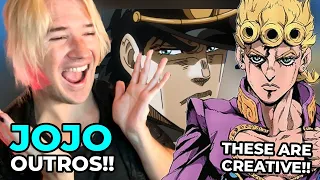 SO MANY DETAILS! | REACTION | JOJO'S BIZARRE ADVENTURE | ALL OUTROS