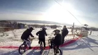 Велосоревнования 4X(Форкросс) "Snow Avalanche" и snowbikes