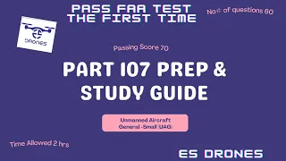 Pass FAA Part 107 Exam in 2024 | Part 107 Exam Prep Guide