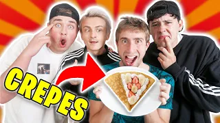 Wer macht den besten CRÊPE? 🥞😍 (mit CrispyRob und Dima)