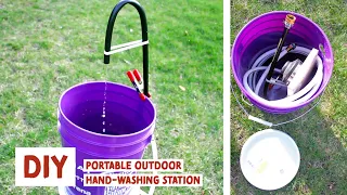 DIY Outdoor Hand-Washing Station