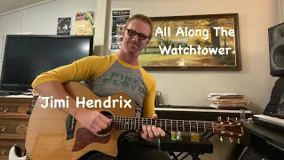 Jimi Hendrix - All Along The Watchtower Guitar Lesson - Intro, Chords, Fills and 1st solo