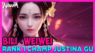 BILI丶WEIWEI | RANK 1 CHAMP JUSTINA GU