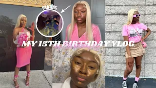 My 15th birthday vlog | grwm,hair,makeup, Cheesecake Factory,skating