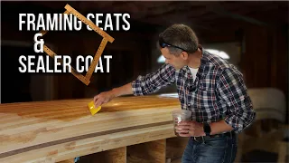 Framing The Seats And Sealer Coat | Building A Cedar Strip Canoe (Part 7)